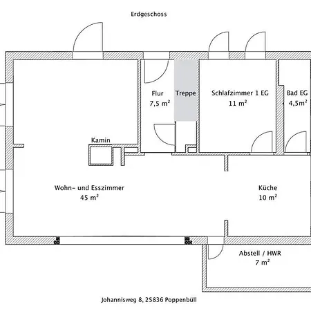 Johannisnest Comfortable Tatil Evi Poppenbull